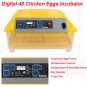 Automatic 48 Digital Egg Incubator Hatcher Turning Chicken Temperature Control