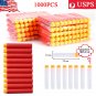 1000pcs 7.2cm Refill Bullet Darts for Nerf N-strike Elite Series Toy Gun 2 Color