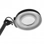 5x Diopter Rolling Floor Stand Magnifier Lamp Glass Magnifying Facial Adjustable