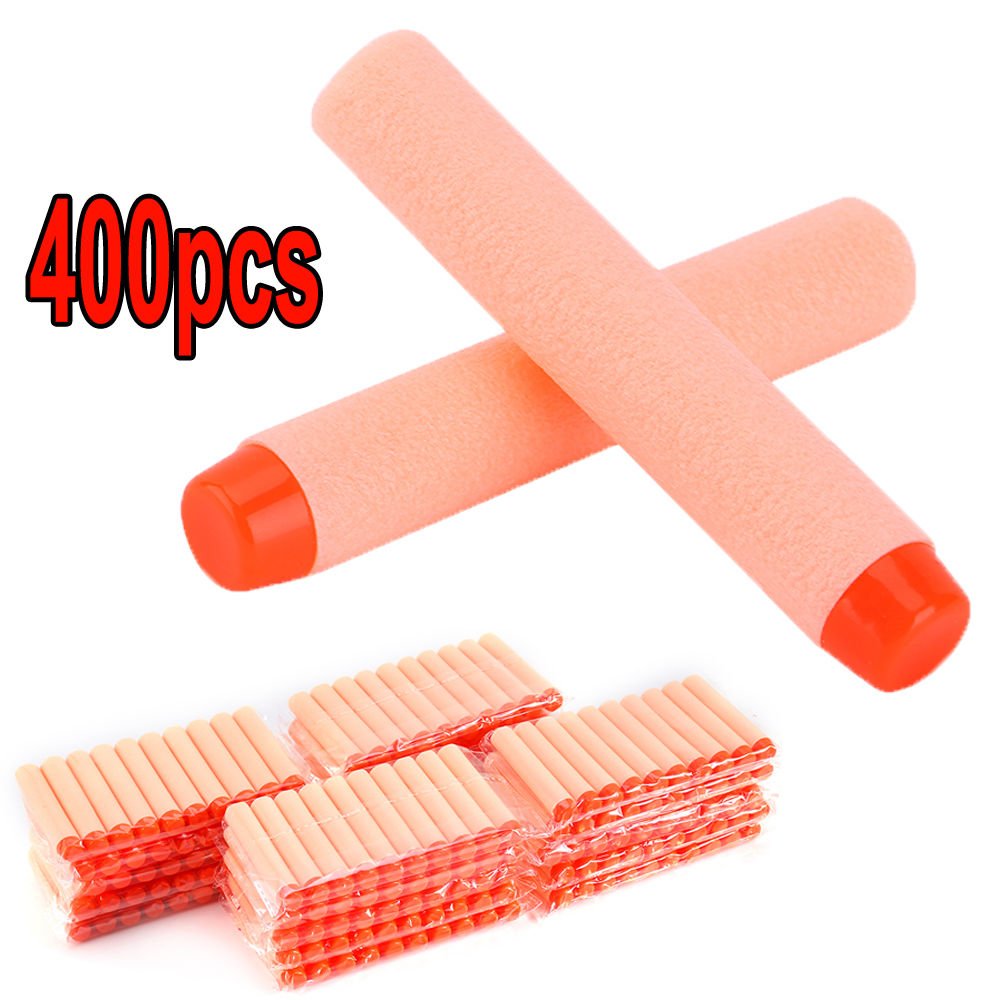 For NERF N-Strike Refill Kids Toy Gun Bullet Darts Round Head Blasters 400pcs