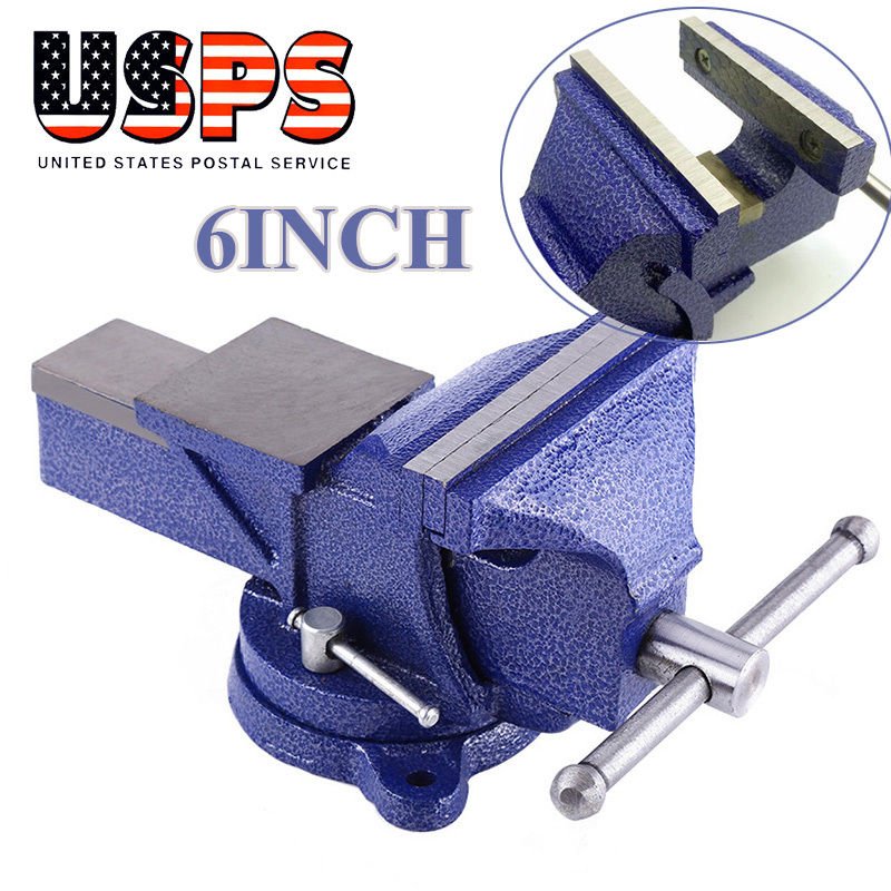 Bench Vise Clamp Machine Repair Wood Metal Grip Vice Tool Press 6 inch US STCOK