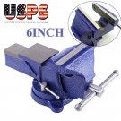 Bench Vise Clamp Machine Repair Wood Metal Grip Vice Tool Press 6 inch US STCOK