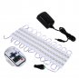 10ft Dressing Mirror Cosmetic Makeup Vanity LED White Lights Lighted w/ Remote