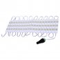 10ft Dressing Mirror Cosmetic Makeup Vanity LED White Lights Lighted w/ Remote