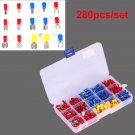 280PCS Assorted Crimp Spade Terminal Insulated Electrical Wire Connector Kit Set