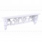 White Shabby Chic Filigree Style Shelves Cut Out Design Wall Shelf Home -US