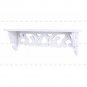 White Shabby Chic Filigree Style Shelves Cut Out Design Wall Shelf Home -US