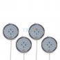 4 x Kitchen Counter Under Cabinet Warm White White LED Light Puck Energy Saving