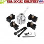 Mini Quick Change Tool Post 4 Cutter Holder Kit Set for 7"x10"/ 12"/14" Lathes