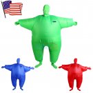 3 Colors Adult Chub Suit Inflatable Blow Up Color Full Body Costume Jumpsuit
