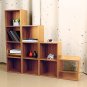Modern 3/4 Shelf Bookcase Storage Bookshelf Wood Furniture Book Shelving Home