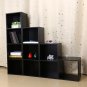 Modern 3/4 Shelf Bookcase Storage Bookshelf Wood Furniture Book Shelving Home