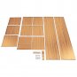 Modern 3/4 Shelf Bookcase Storage Bookshelf Wood Furniture Book Shelving Home