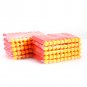 200 Red+White EVA Foam Refill Dart Bullet Toy W/Soft Head F/Nerf N-strike Series