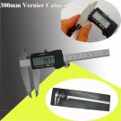 12" 300MM Electronic Digital Vernier Caliper Micrometer Large LCD Display + Case