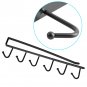 Kitchen Cup Holder Mug Hang Cabinet Shelf Organizer 6Hook Tie scarf Storage Rack