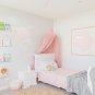 Round Dome Princess Bedding Hanging Canopy Mosquito Net Girl Kids Bedroom USA