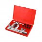 10pc  Pipe Flaring Tool Kit Mechanic Brake Plumber Clamp Spreader Dies Box