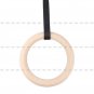 Wooden Exercise Workout Gymnastic Olympic Crossfit Gym Ring Strength Training US