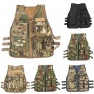 Kids Tactical Vest Army Camouflage Military Protective Waistcoat Outdoor Sport