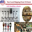 Mounted Liquor Dispenser Bottle Beverage Bar Wall Alcohol Cocktail Wine Beer 4/6