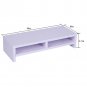 Computer Monitor Riser Desk Table LED TV Stand Shelf Desktop Storage Organizer