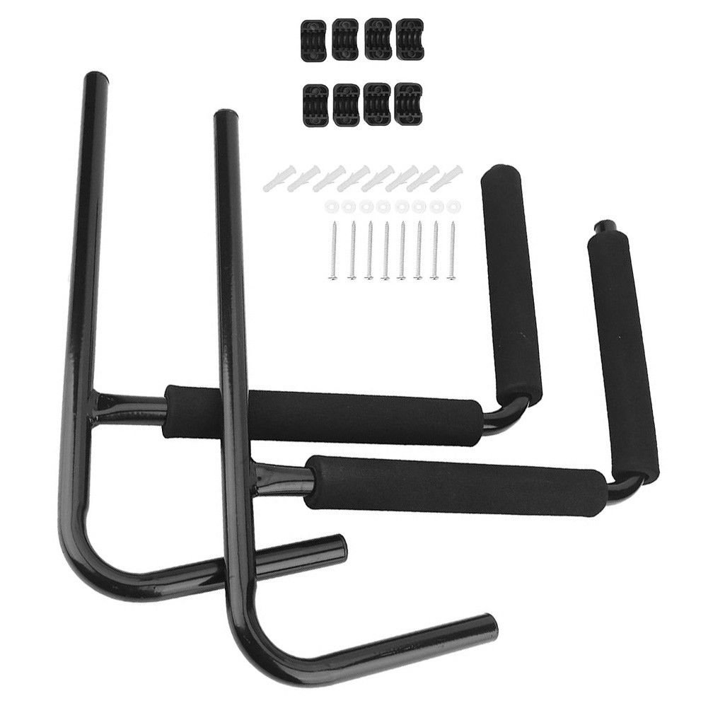 Steel Ladder Wall Mount Storage Rack Bike Surfboard Canoe Kayak Folding Hanger