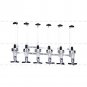 US STOCK Home Bar 6-Bottle Liquor Dispenser Alcohol Drink Shot Cabinet/Wall Moun