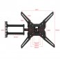TV Wall Mount Swivel Tilt Full Motion 32 37 39 40 42 43 46 55 Inch LED LCD Flat