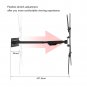 TV Wall Mount Swivel Tilt Full Motion 32 37 39 40 42 43 46 55 Inch LED LCD Flat