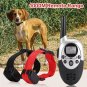 Waterproof 1000m Remote Control Pet Dog Anti Bark Shock Collar US (Two Collars)