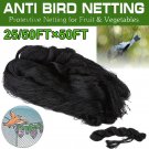 Anti Bird Netting Garden Poultry Aviary Game Net Nylon Screen 50'X25' 50X50'