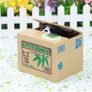 Panda Automated Piggy Bank Money Box Stealing Coin Saving Money Box XMAS Gift