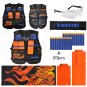 Bullet Darts Refill Set Tactical Vest For Nerf N-Strike Elite Series Blasters