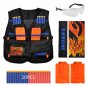 Bullet Darts Refill Set Tactical Vest For Nerf N-Strike Elite Series Blasters