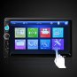 1080P HD 7" Car Stereo  MP5 Player 2 Din Bluetooth Radio USB/TF FM Aux Input