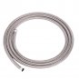 AN6 Nylon Stainless Steel Braided Fuel Hose End Fuel Adapter Kit Oil Line 12FT