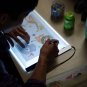 A4 LED Light Stencil Art Board Box Tracing Drawing Table Tattoo Pad + Adapter
