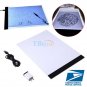 A4 LED Light Stencil Art Board Box Tracing Drawing Table Tattoo Pad + Adapter