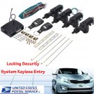 Central 2/4-Door Power Lock Unlock Kit Keyless Remote Control Entry USA SHIP