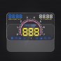 5.8"Universal Speedometer HUD Head Up MPH/KM/h Plug&Play Car Overspeed Warning