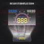 5.8"Universal Speedometer HUD Head Up MPH/KM/h Plug&Play Car Overspeed Warning