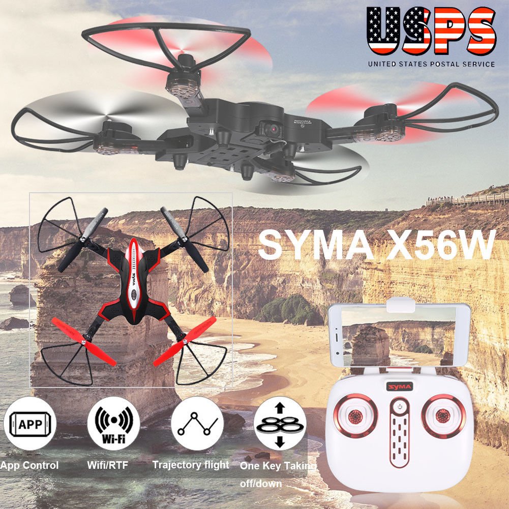 Syma X56W Drone Folding Quadrocopter WIFI Real-time 0.3MP Camera Headless RC Toy