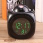 Plastic Digital Snooze Alarm Clock Display Temperature LED Laser Wall Projector