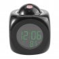 Plastic Digital Snooze Alarm Clock Display Temperature LED Laser Wall Projector