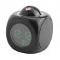 Plastic Digital Snooze Alarm Clock Display Temperature LED Laser Wall Projector
