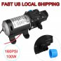 High Pressure Self Priming Water Pump 12V 100W 160Psi 8Lpm Caravan Camping Boat