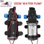 High Pressure Self Priming Water Pump 12V 100W 160Psi 8Lpm Caravan Camping Boat