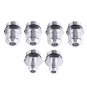 Black 30 MICRON BILLET ALUMINUM INLINE FUEL/PETROL FILTER+BRACKET AN6/AN8/AN10