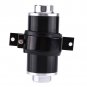 Black 30 MICRON BILLET ALUMINUM INLINE FUEL/PETROL FILTER+BRACKET AN6/AN8/AN10